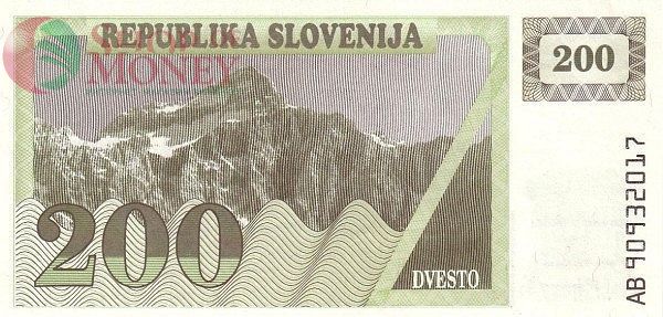 СЛОВЕНИЯ 200 ТОЛАР 2