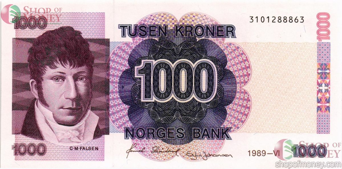 НОРВЕГИЯ 1000 КРОН 1