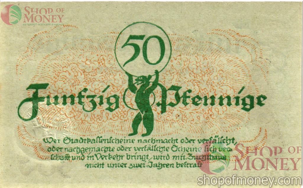 ГЕРМАНИЯ 50 ПФЕННИГОВ (НОТГЕЛЬД) 2