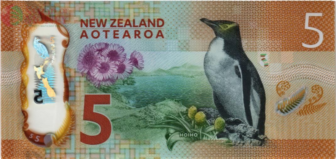 НОВАЯ ЗЕЛАНДИЯ 5 ДОЛЛАРОВ 2
