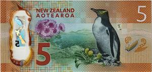 НОВАЯ ЗЕЛАНДИЯ 5 ДОЛЛАРОВ 2