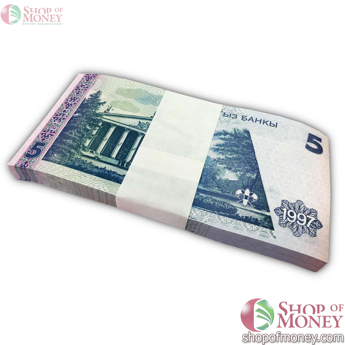 КИРГИЗИЯ 5 СОМ (100 БАНКНОТ) 2