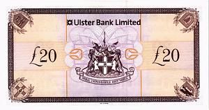 СЕВЕРНАЯ ИРЛАНДИЯ 20 ФУНТОВ (ULSTER BANK) 2