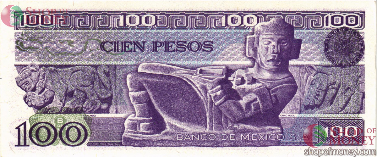 МЕКСИКА 100 ПЕСО (-VM- СЕРИЯ) 2