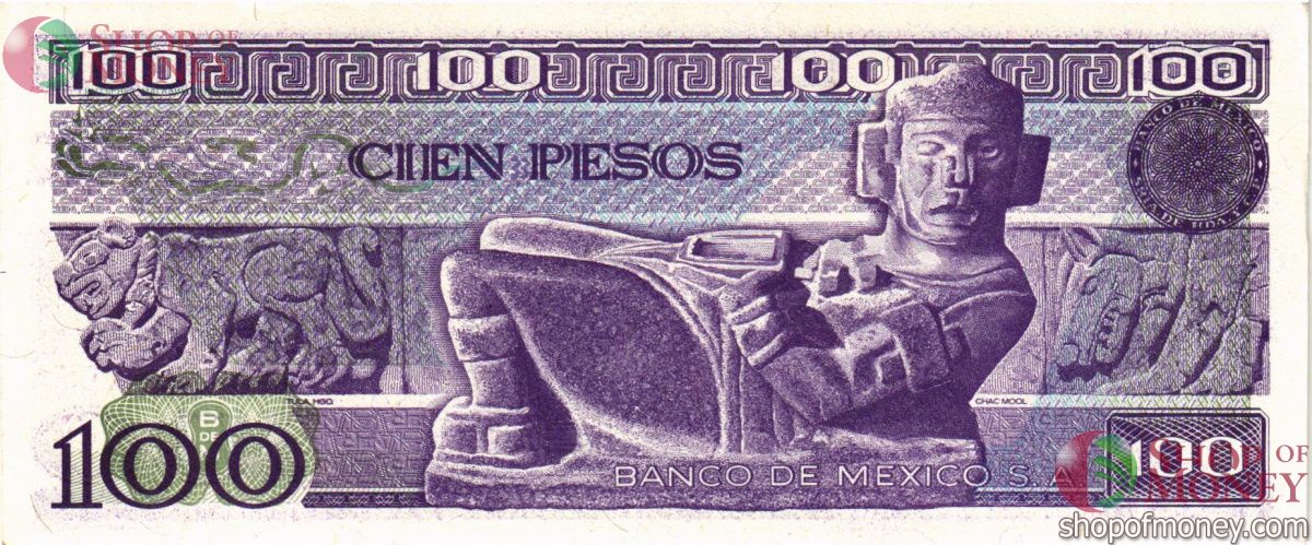 МЕКСИКА 100 ПЕСО (-VM- СЕРИЯ) 2