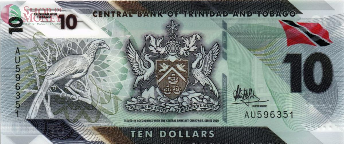 ТРИНИДАД И ТОБАГО 10 ДОЛЛАРОВ 1