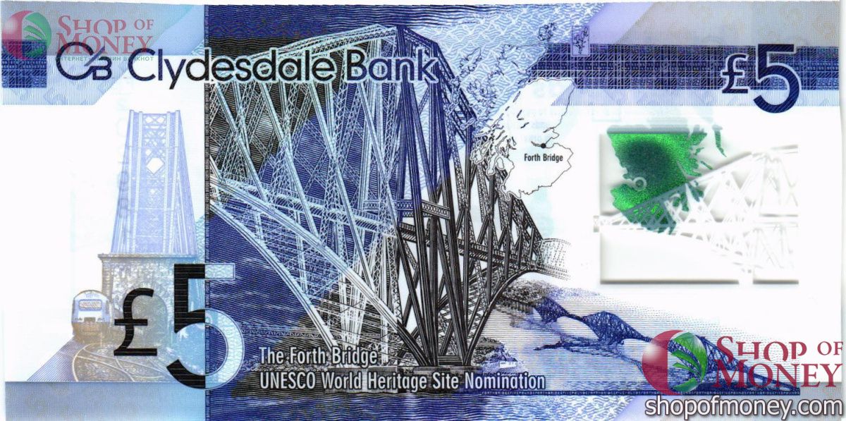 ШОТЛАНДИЯ 5 ФУНТОВ 2