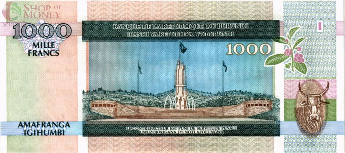 БУРУНДИ 1000 ФРАНКОВ 2