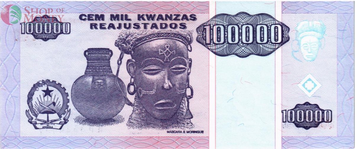 АНГОЛА 100000 КВАНЗА 2