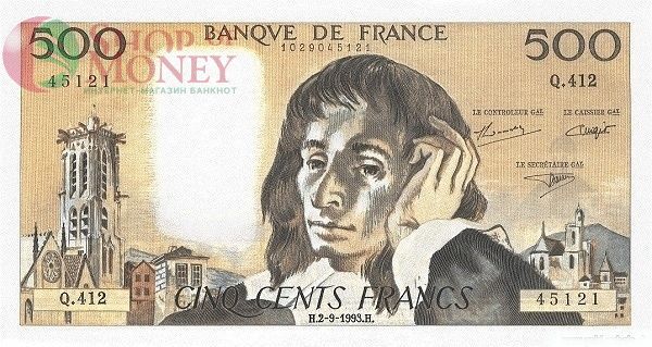 ФРАНЦИЯ 500 ФРАНКОВ 1