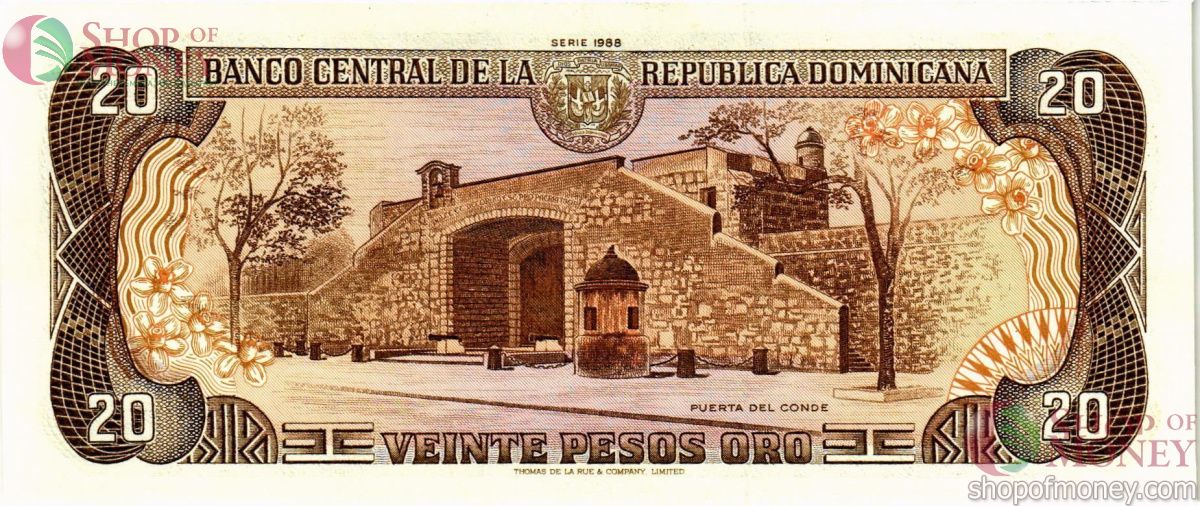ДОМИНИКАНСКАЯ РЕСПУБЛИКА 20 ПЕСО 2