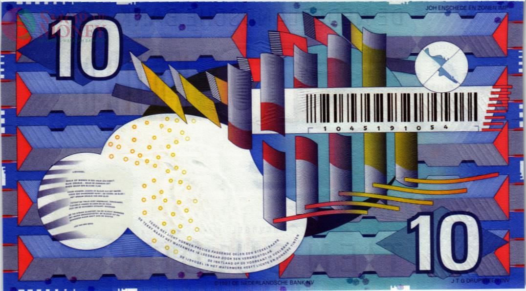 НИДЕРЛАНДЫ 10 ГУЛЬДЕНОВ 2