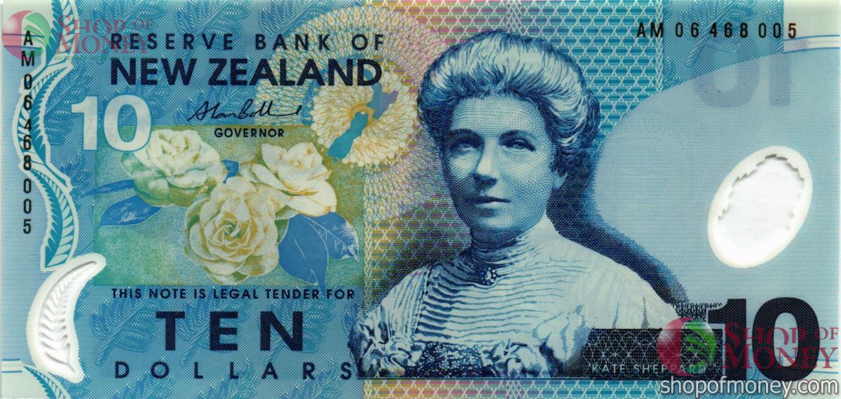НОВАЯ ЗЕЛАНДИЯ 10 ДОЛЛАРОВ 1
