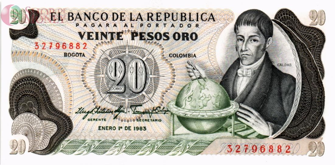 КОЛУМБИЯ 20 ПЕСО (01.01.1983) 1