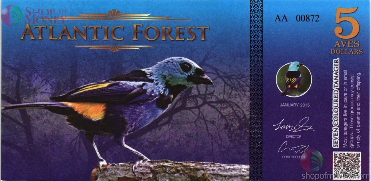 АТЛАНТИЧЕСКИЙ ЛЕС 5 ДОЛЛАРОВ 1