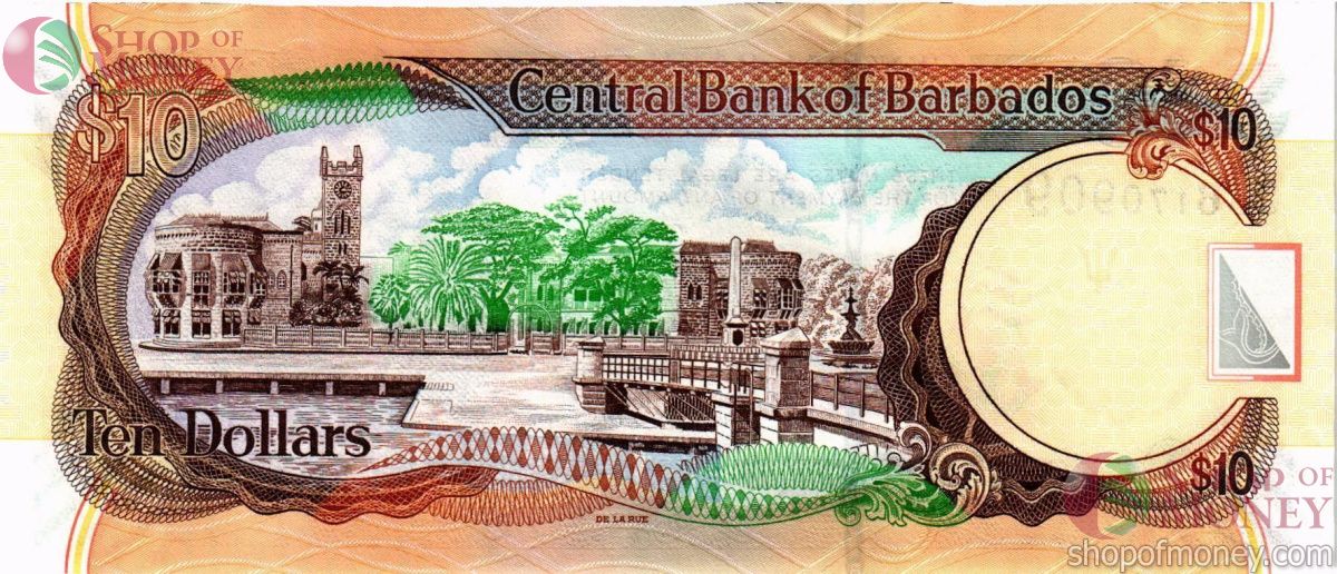 БАРБАДОС 10 ДОЛЛАРОВ 2