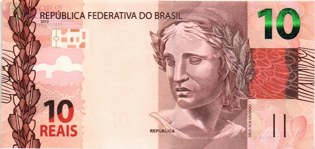 БРАЗИЛИЯ 10 РЕАЛ 1