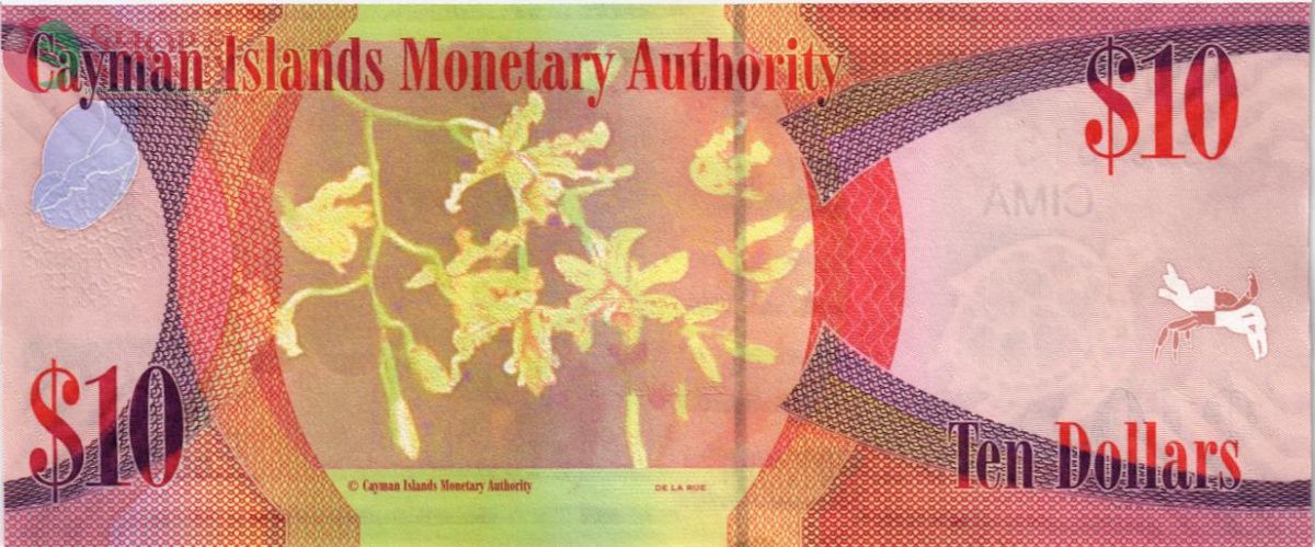 КАЙМАНОВЫ ОСТРОВА 10 ДОЛЛАРОВ 2