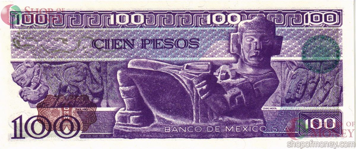 МЕКСИКА 100 ПЕСО (-RK- СЕРИЯ) 2