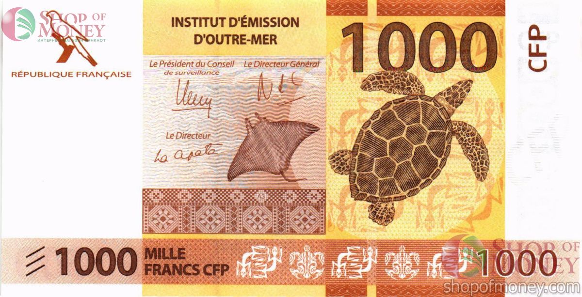 ФРАНЦУЗСКАЯ ПОЛИНЕЗИЯ 1000 ФРАНКОВ 1