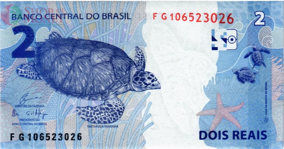 БРАЗИЛИЯ 2 РЕАЛА 2