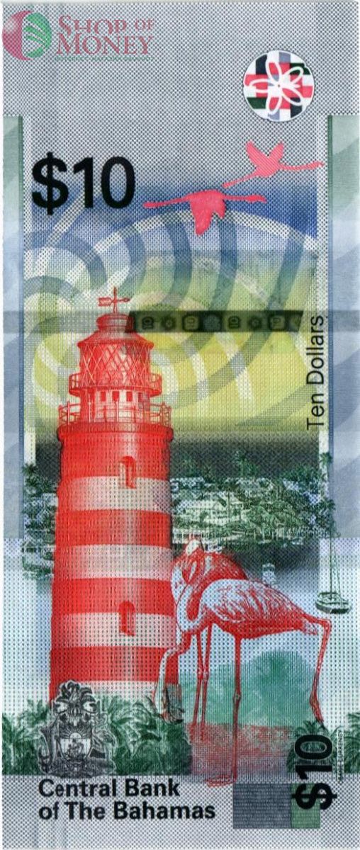 БАГАМСКИЕ ОСТРОВА 10 ДОЛЛАРОВ 2