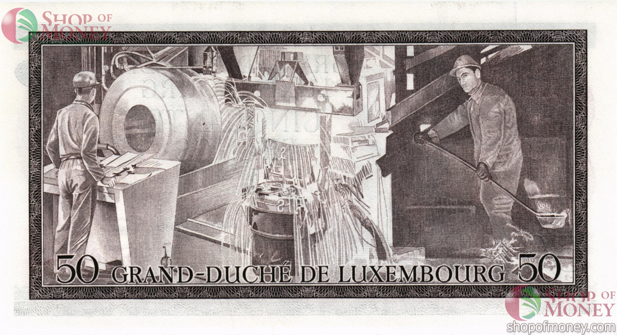 ЛЮКСЕМБУРГ 50 ФРАНКОВ 2