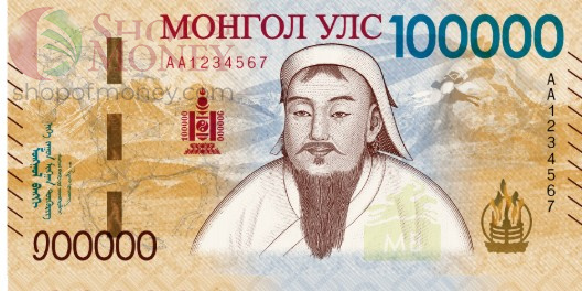 МОНГОЛИЯ 100000 ТУГРИКОВ 2