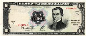 САЛЬВАДОР 10 КОЛОН (17.03.1988 - 09.03.1994) 1