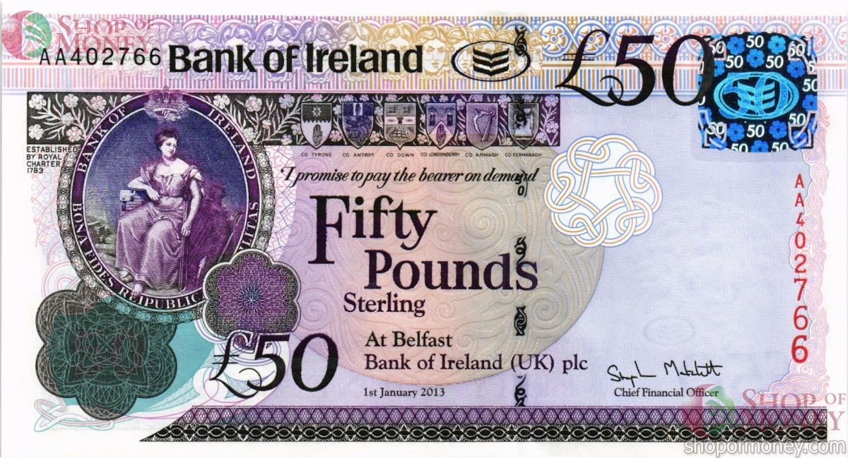 СЕВЕРНАЯ ИРЛАНДИЯ 50 ФУНТОВ 1
