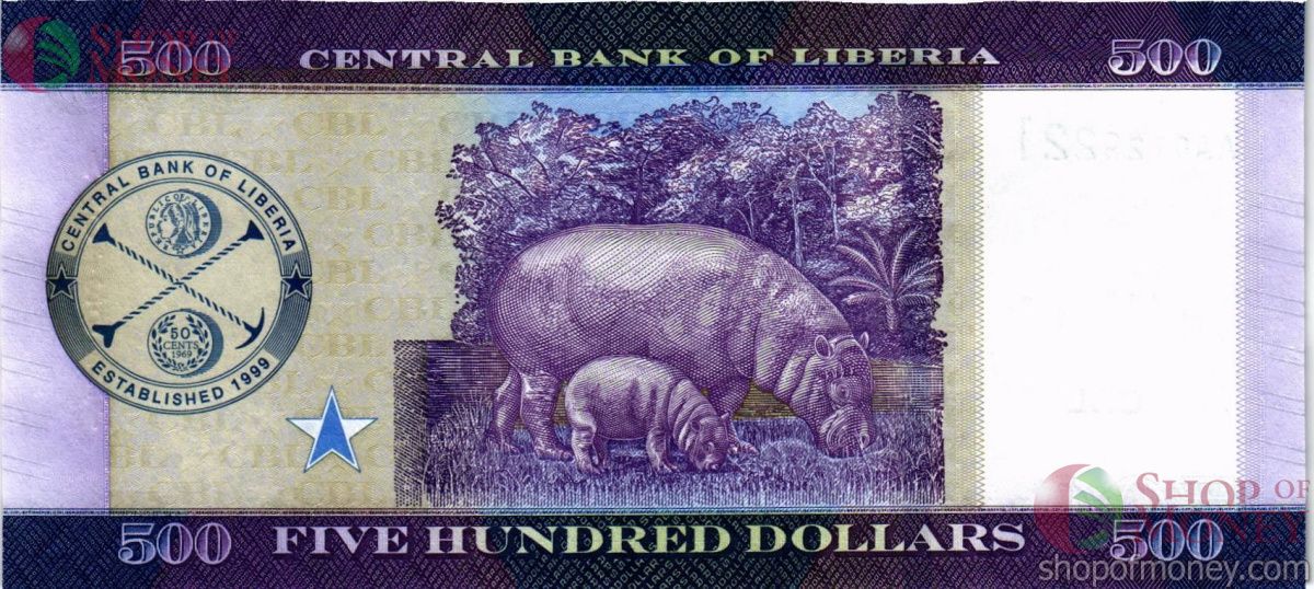 ЛИБЕРИЯ 500 ДОЛЛАРОВ 2