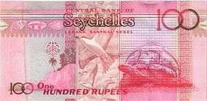 СЕЙШЕЛЬСКИЕ ОСТРОВА 100 РУПИЙ 2