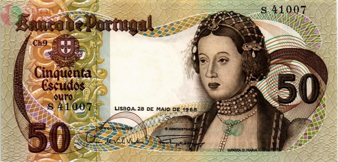 ПОРТУГАЛИЯ 50 ЭСКУДО 1