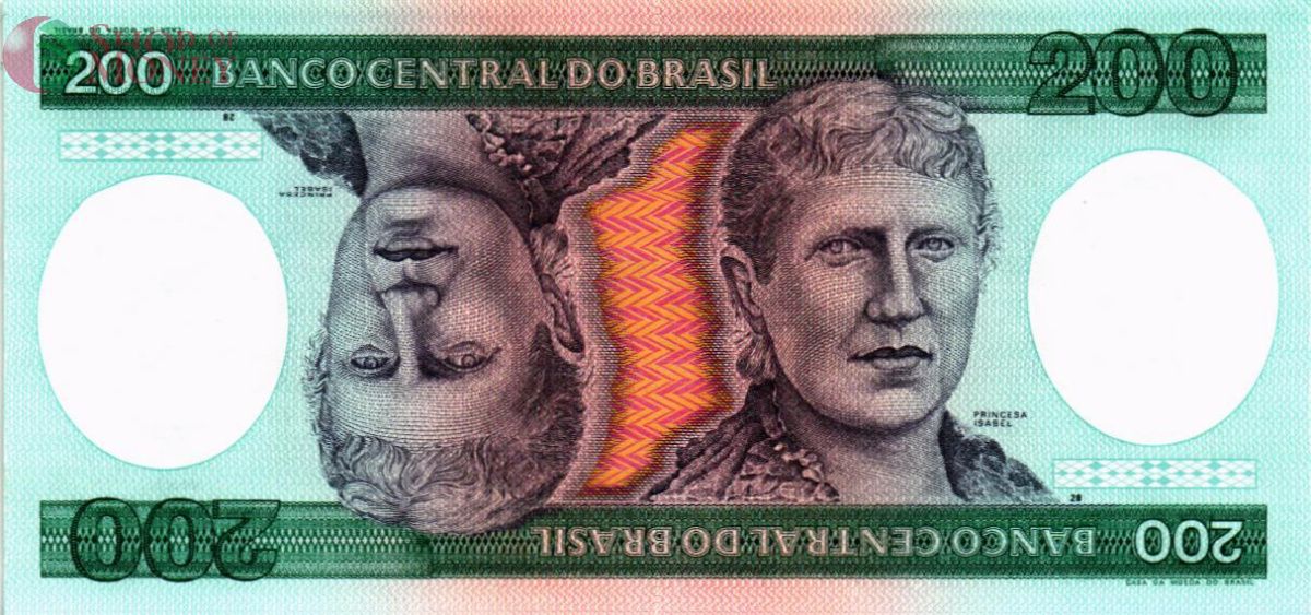 БРАЗИЛИЯ 200 КРУЗЕЙРО 1