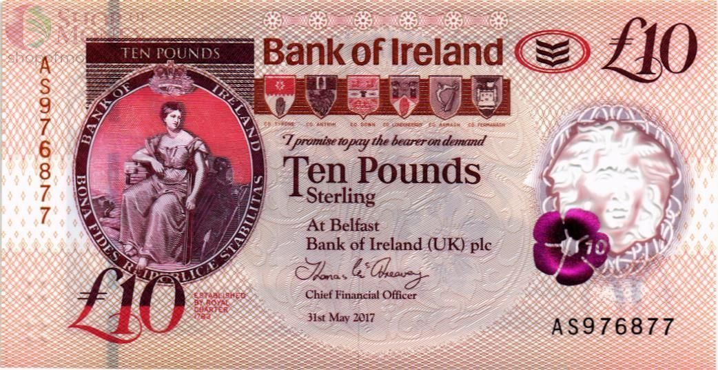 СЕВЕРНАЯ ИРЛАНДИЯ 10 ФУНТОВ 1