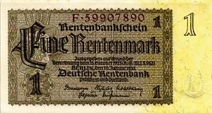 ГЕРМАНИЯ 1 РЕНТМАРКА 1