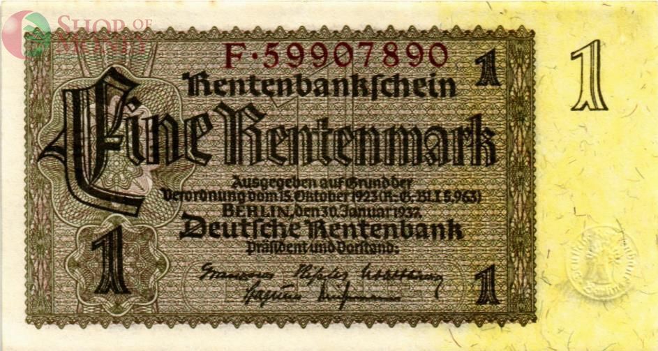 ГЕРМАНИЯ 1 РЕНТМАРКА 1