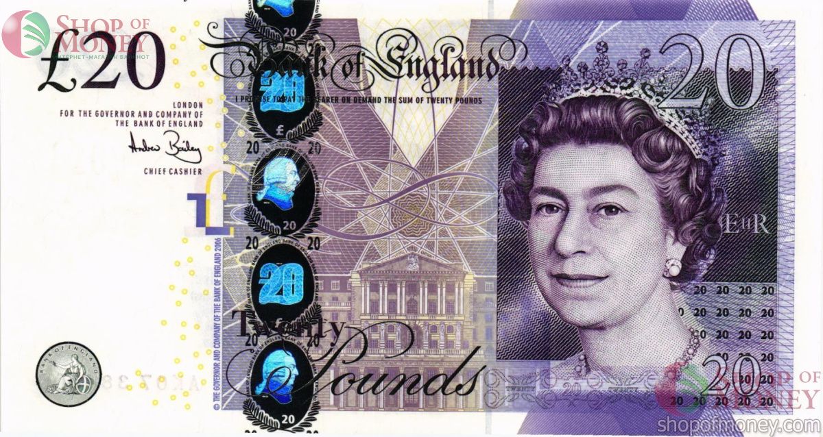 ВЕЛИКОБРИТАНИЯ/АНГЛИЯ 20 ФУНТОВ 1